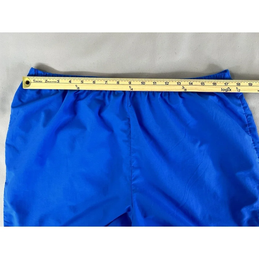 Lands' End Swim Shorts Unisex 1X 16-18 Blue‎ Lined Polyester Swimwear Shorts